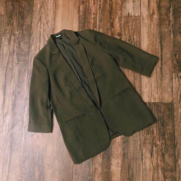 Express Jackets & Blazers - Olive Green Blazer